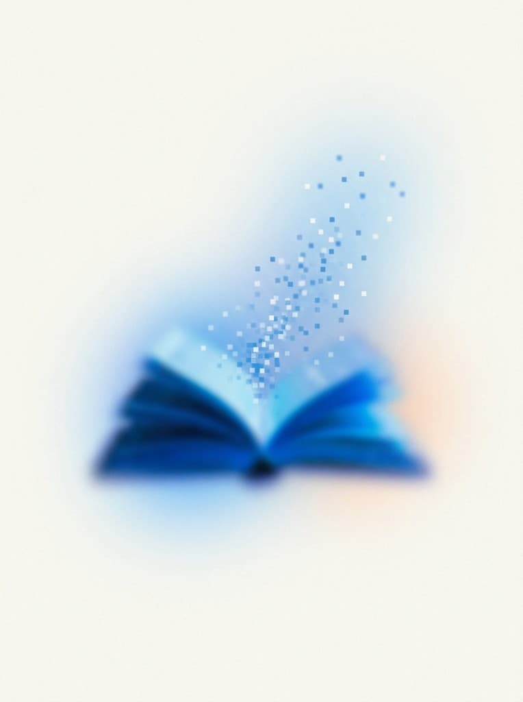 Embedded software delivery: an open book releasing a column of blue data